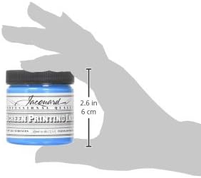 Jacquard Jacquard Professional Screen Print Ink WaterSoluable 4oz Jar Sky Blue 109  - Image 3