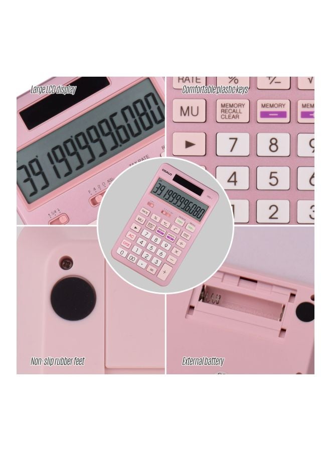 OSALO Basic Desktop Calculator Pink - Image 4