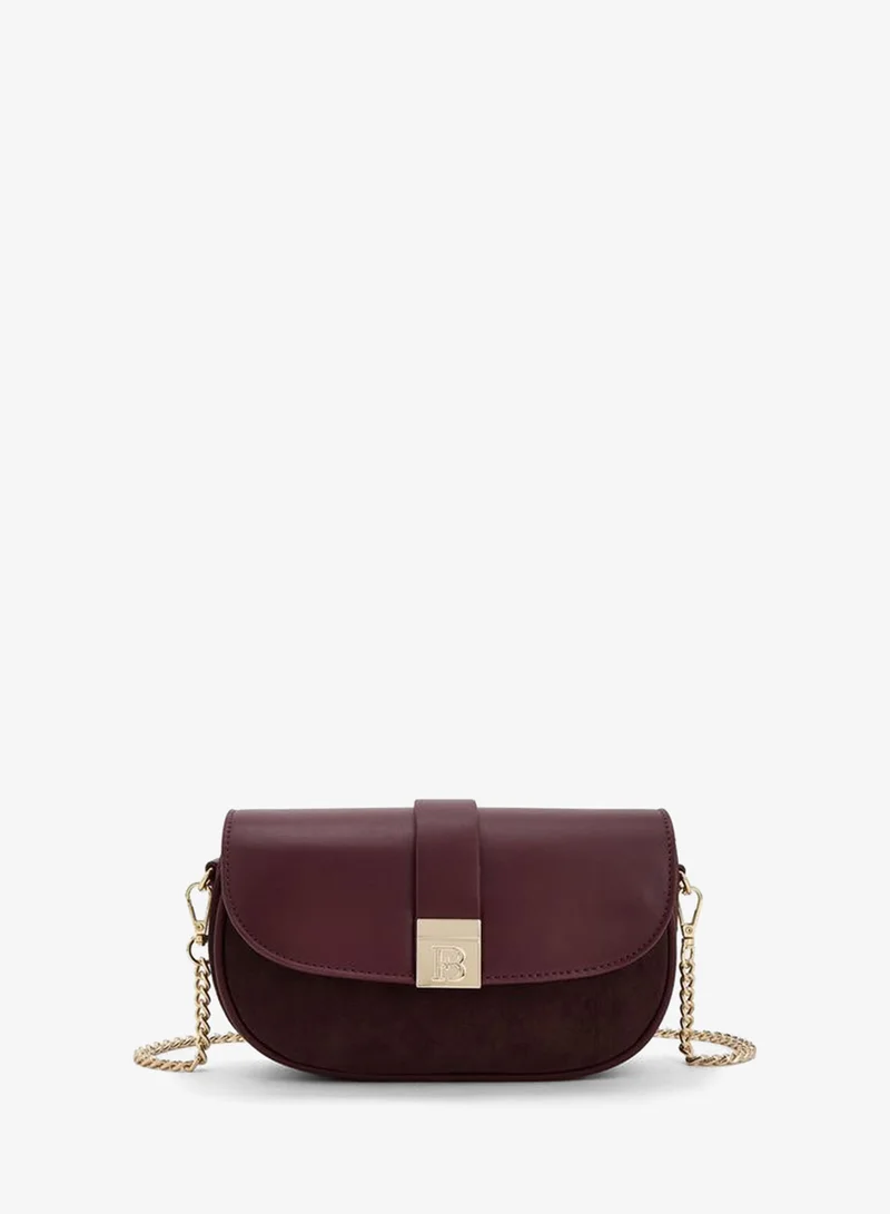 فلورا بيلا من شو إكسبرس Textured Crossbody Bag With Chain Strap