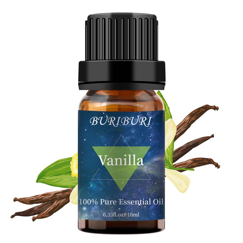 BURIBURI Vanilla Essential Oil 100 Pure Undiluted Natural Aromatherapy Oil for Diffuser Massage - Image 3