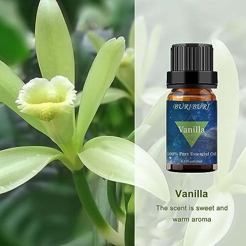 BURIBURI Vanilla Essential Oil 100 Pure Undiluted Natural Aromatherapy Oil for Diffuser Massage - Image 5