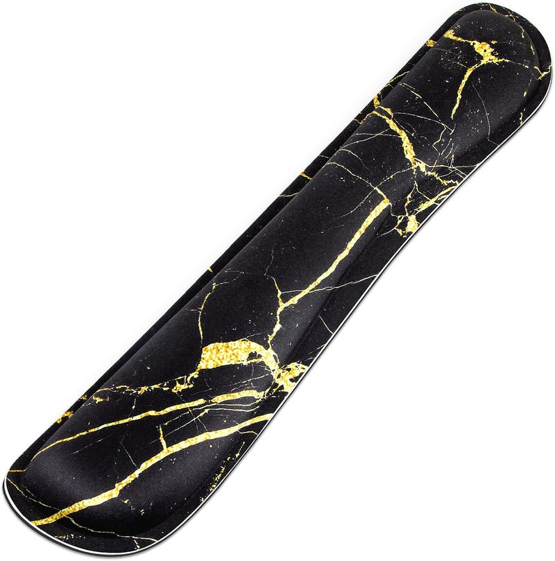Yolanda Keyboard Wrist Rest Pad, Upgrade High-Density Thicken Memory Foam, Anti-Slip Rubber Base, Support for Easy Typing & Pain Relief,for Office,Gaming, Computer, Laptop, Mac, Marbling - Image 1