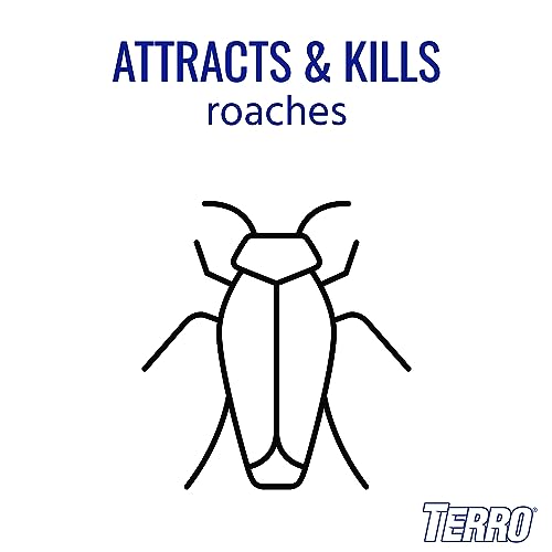 TERRO T500 Indoor Multi-Surface Roach Bait Stations - Indoor Cockroach Killer, 6 Bait Stations, Black - Image 2