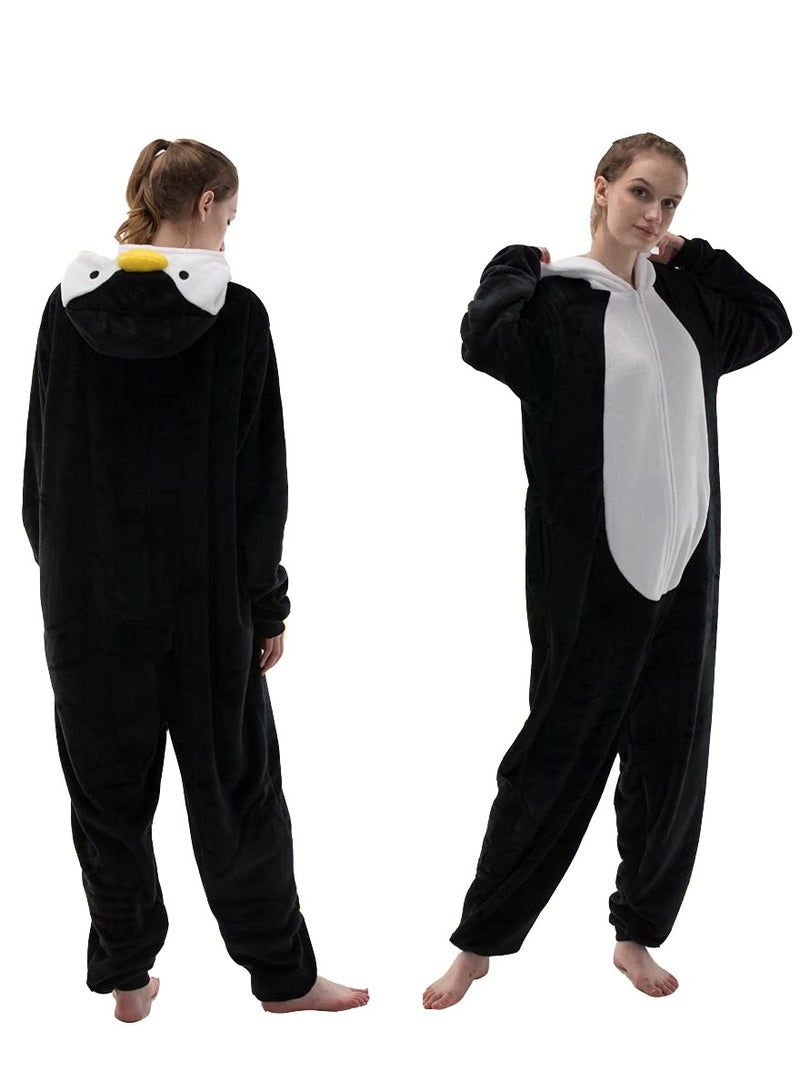 Snug Fit Unisex Adult Onesie Pajamas,  Cosplay Animal One Piece Costume Sleepwear Homewear  - Image 3
