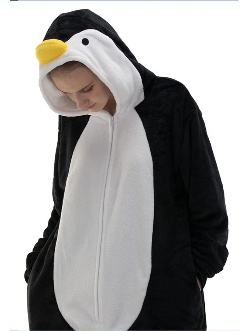 Snug Fit Unisex Adult Onesie Pajamas,  Cosplay Animal One Piece Costume Sleepwear Homewear  - Image 2