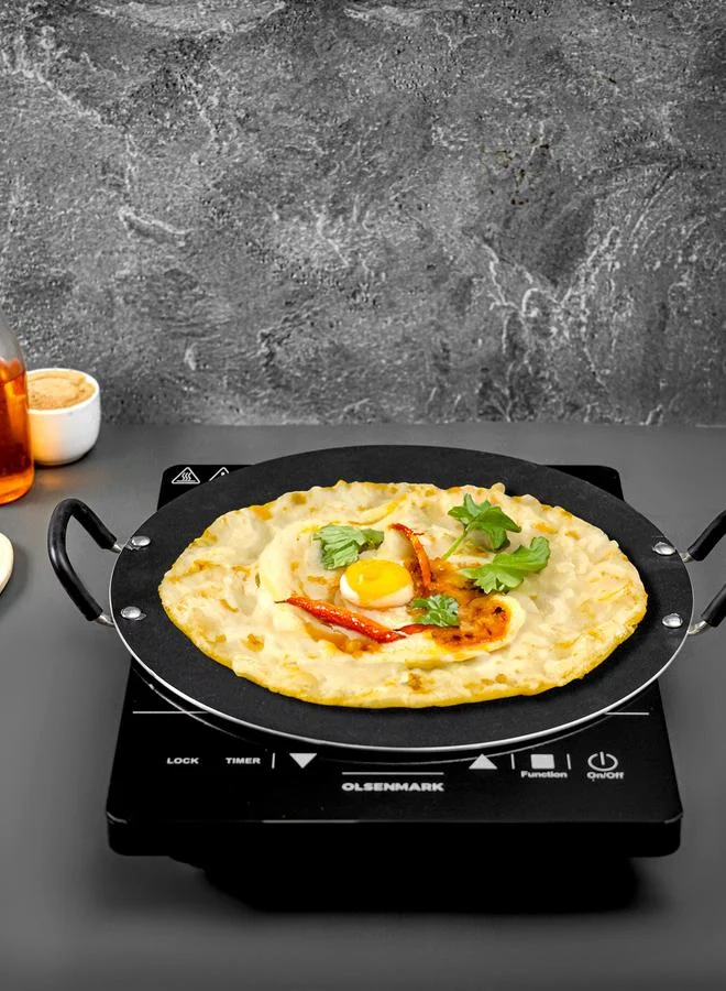 Royalford Non-Stick Super Flat Tawa, 32 cm