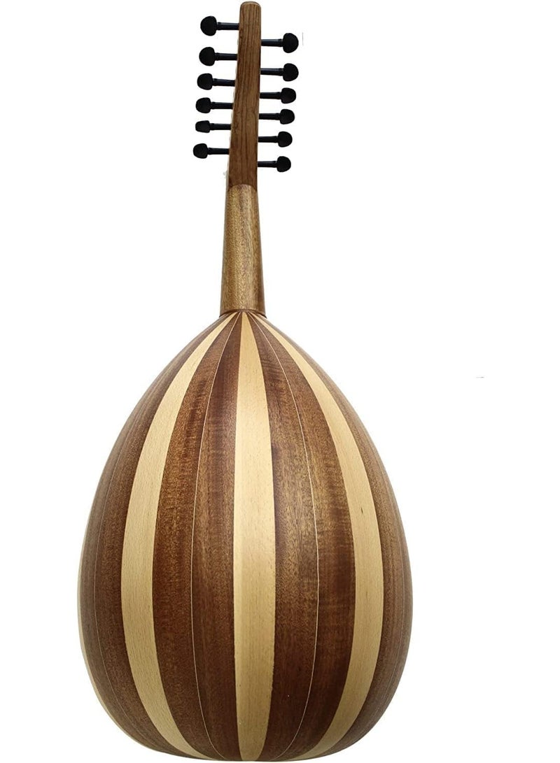 Beginner Oud Bahraini Strings Instrument Model with Bag, One Size - Image 3