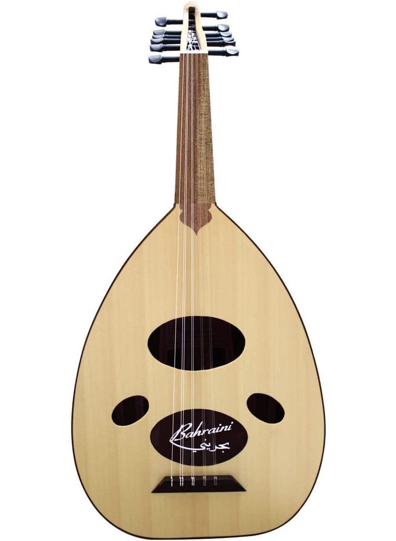 Beginner Oud Bahraini Strings Instrument Model with Bag, One Size - Image 1