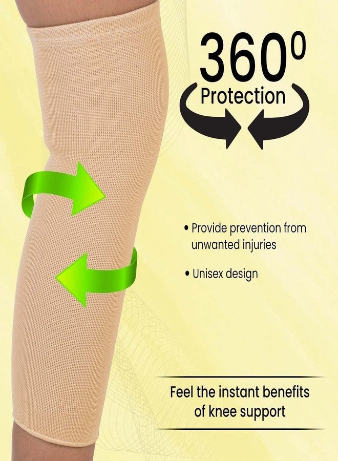 Enclave Knee Support Sleeves for Joint Pain & Arthritis Relief, Improved Circulation Compression Effective Support for Running, Jogging, Workout For Men and Women. (3XL) - Image 3