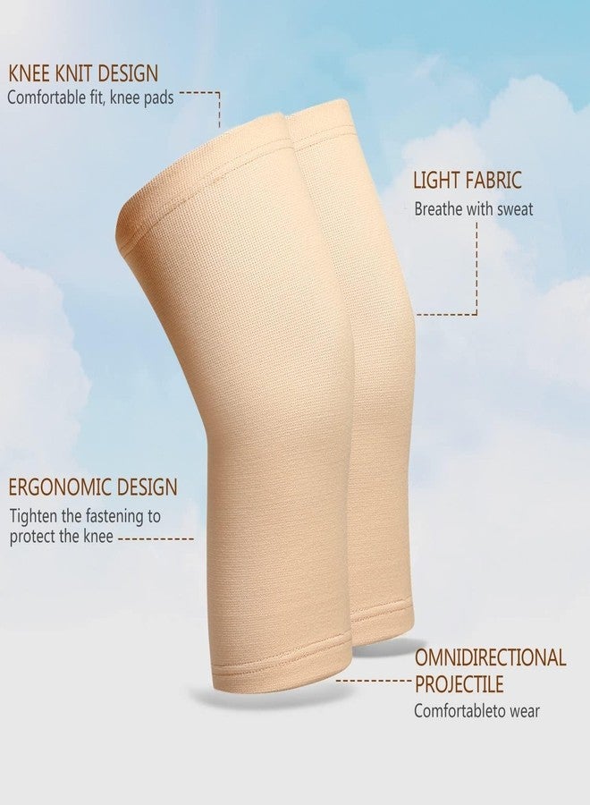 Enclave Knee Support Sleeves for Joint Pain & Arthritis Relief, Improved Circulation Compression Effective Support for Running, Jogging, Workout For Men and Women. (3XL) - Image 2