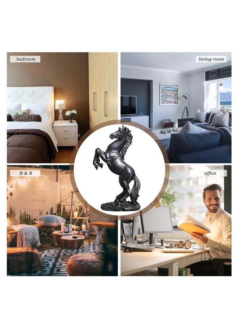 Bluejw Home Decor Sculpture Statue Modern Home Decor Accents Horse Figurine Resin Statue Art Gifts For Home Bedroom Livingroom Office - Image 3