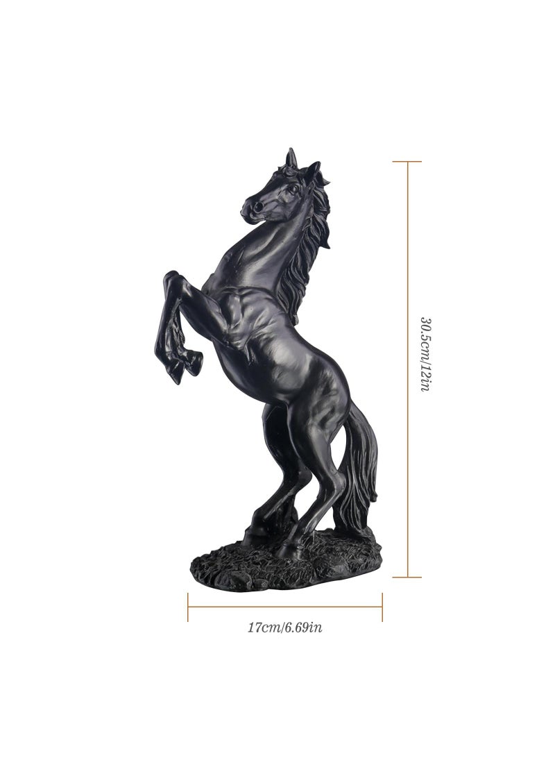 Bluejw Home Decor Sculpture Statue Modern Home Decor Accents Horse Figurine Resin Statue Art Gifts For Home Bedroom Livingroom Office - Image 2