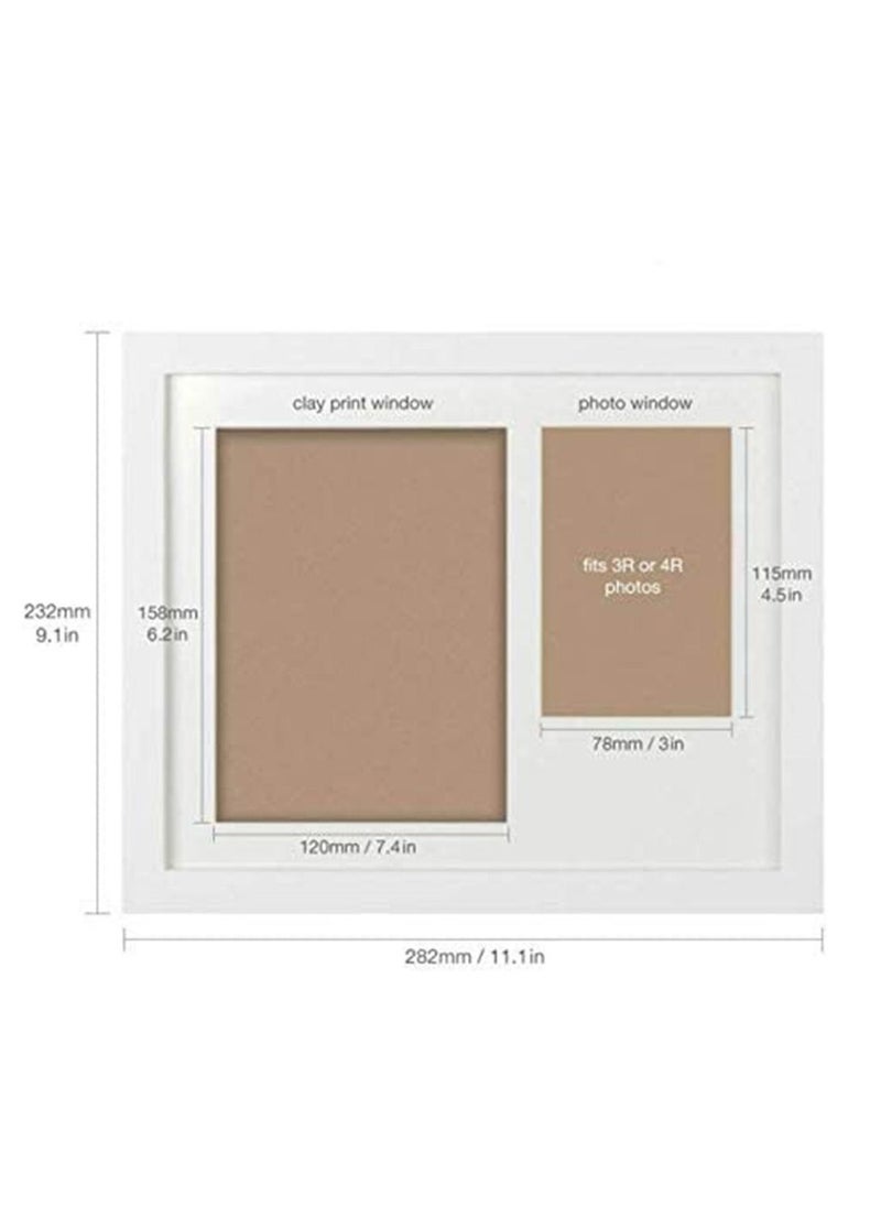 Generic - Handprint and Footprint Plaster Kit Set Photo Frame - Image 1