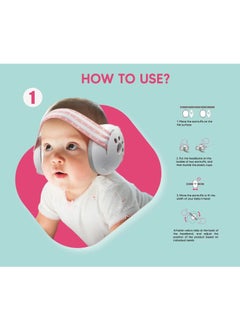 EVEREEN Baby Ear Protection Noise Cancelling Headphones, 2-in-1 Convertible Design, Noise Reduction Earmuffs for Infant Improves Sleep(Blue)  - Image 3