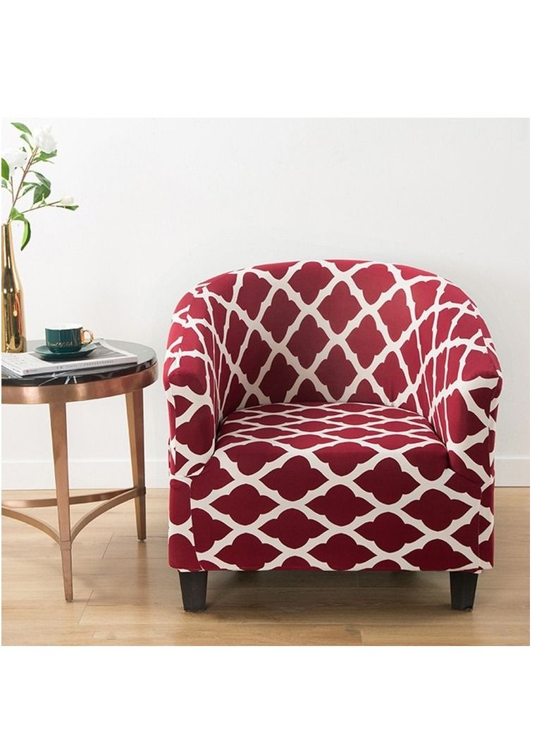 HAPPY MOOD Sofa Slipcover Armchair Couch Cover With Elastic Straps Furniture Protector Washable Anti Skid Stretch Home Deco (1SEATER) - Image 1