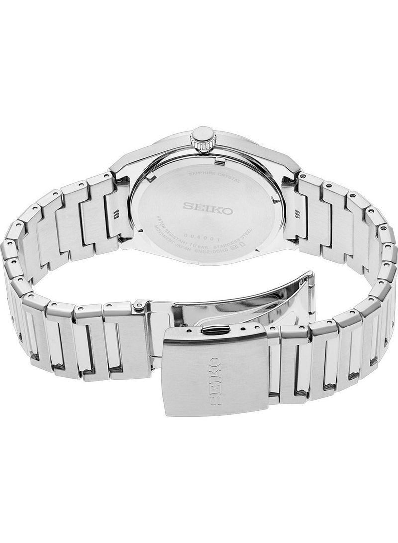 Seiko ساعة كلاسيكية SUR601P1، 39 مم قرص أخضر، سوار من الفولاذ المقاوم للصدأ، مقاومة للماء حتى 100 م - Image 4