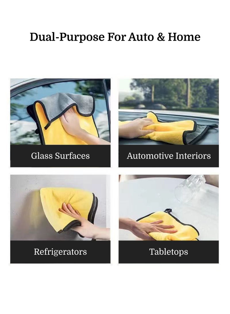 3 Strips Thickened 40*30 Clean towels Superabsorbent microfiber towels - Image 3