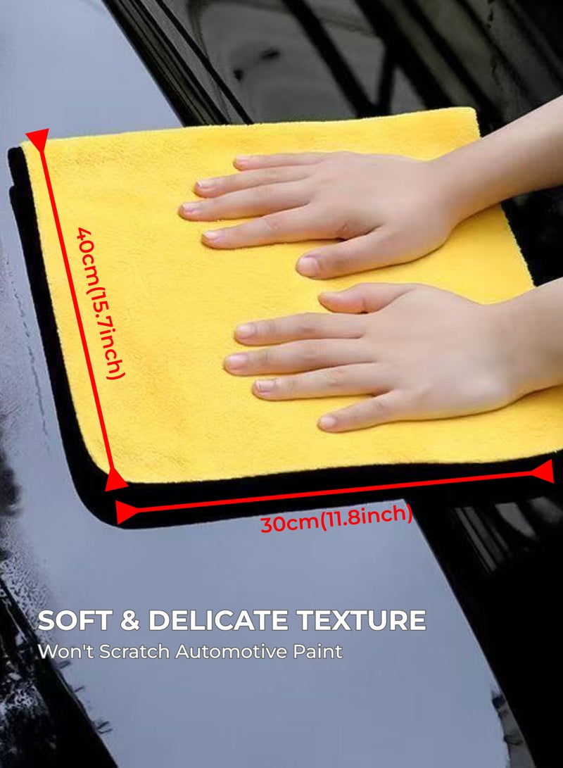 3 Strips Thickened 40*30 Clean towels Superabsorbent microfiber towels - Image 4