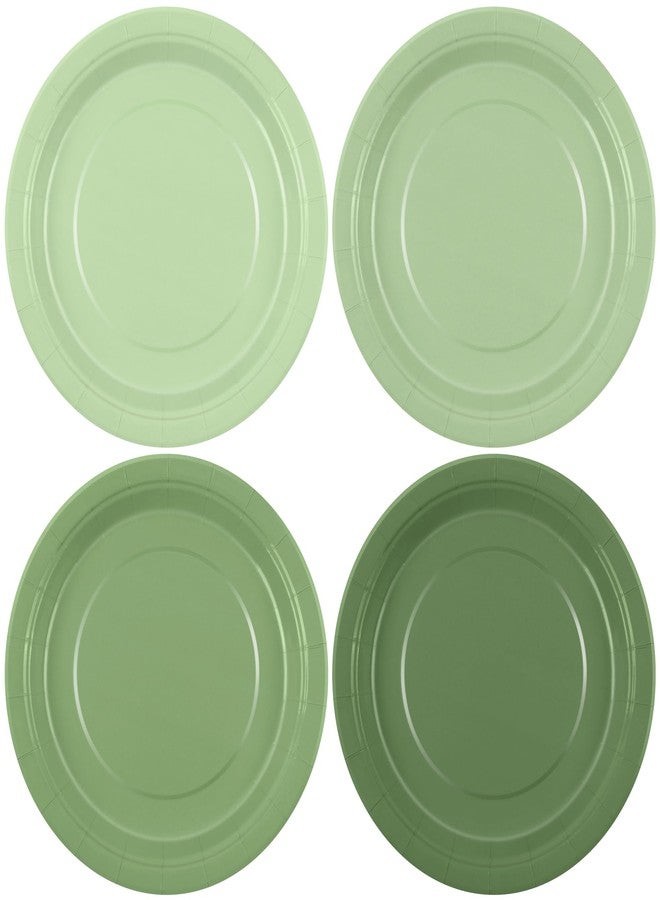 Kochorie 60 Pieces Sage Green Disposable Paper Plates 9 Inch Heavy Duty Dinner Plates, Solid Color, Table Decorations Party Supplies for Birthdays, Weddings, Daily Use - Image 1