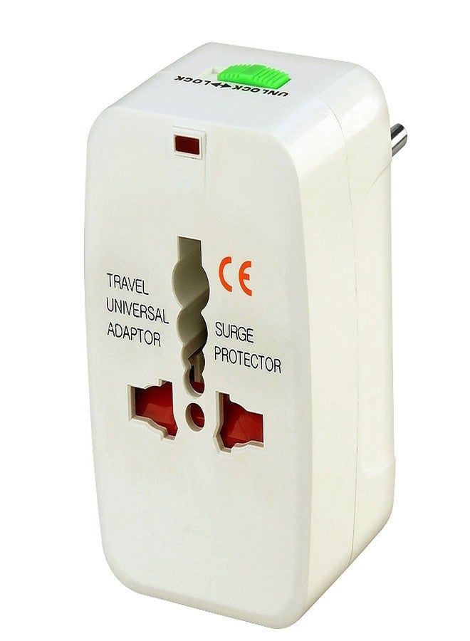 Technotech (2 Pack) International All in One Universal World Wide Travel Plug Adapter White - Image 5