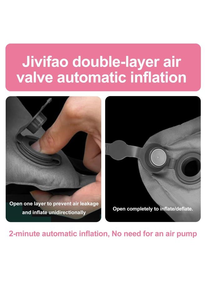 Jivifao Gymnastics Bar with Self-Inflating Mat, 3' to 5' Adjustable Height, Gymnastic Kip Bar Horizontal Bar for Kids Ages 3-15, Anti-Slip and Easy to Assemble, Home Gym Equipment Indoor - Image 3