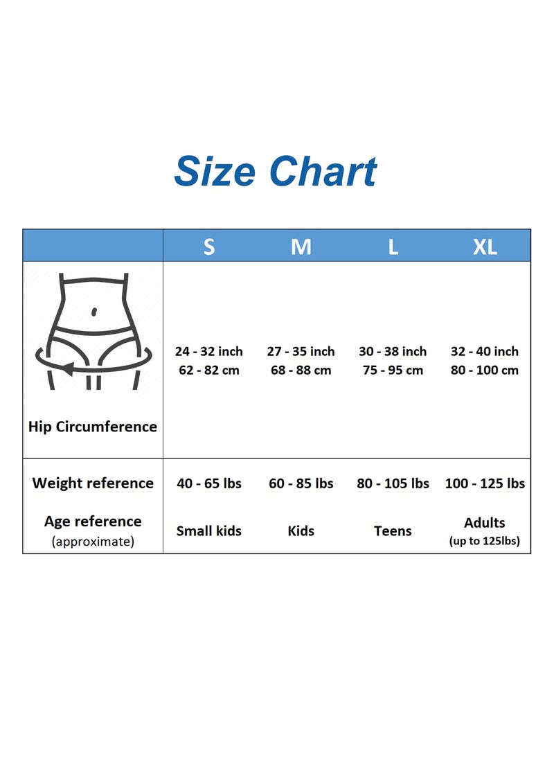 Skating Spirit SkatingSpirit Slim Padded Figure Skating Shorts, Hip Tailbone Gel Pad Protective Underwear (X-Large)  - Image 2