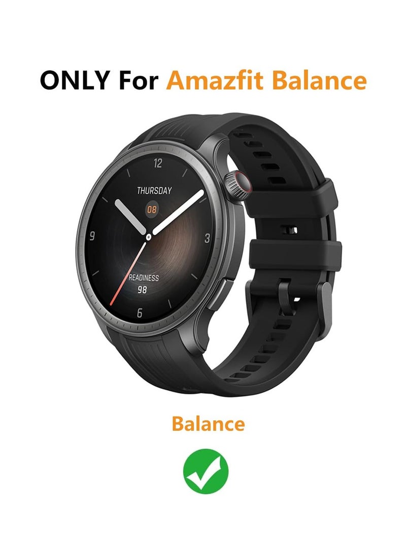 متوافق مع amazfit ميزان سوار ، للرجال والنساء ، 22 ملم الافراج السريع سيليكون مشبك ، amazfit ميزان a2286 الفولاذ المقاوم للصدأ استبدال سوار - Image 2