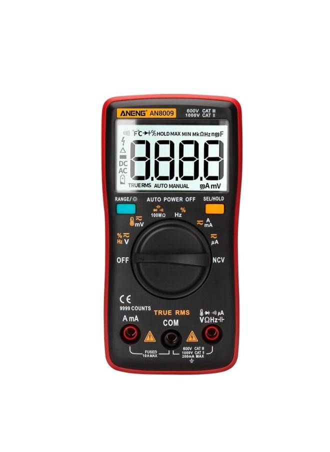 ANENG AN8009 NVC Digital Display Multimeter, Specification: Standard(Red)