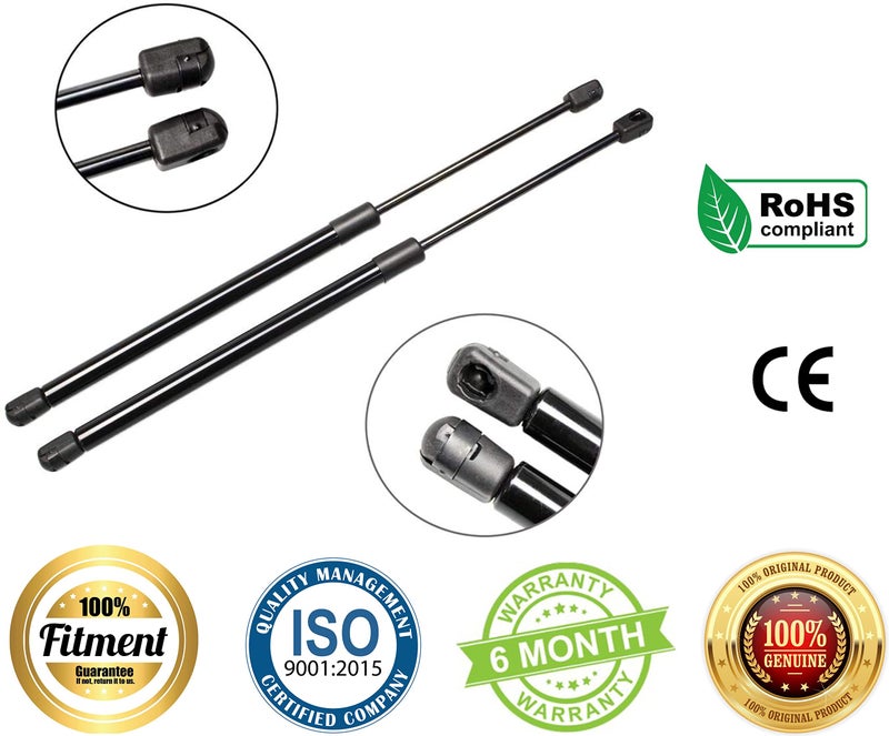 AUTOVEA® Superlift Rear Boot Struts | Dicky-Diggi-Dikki Shocker | Gas Spring | Lift Support | Door Balancer | Pack of 2 | Six Months Warranty | Compatible with Chevrolet Beat (Type-I) 2009-2014 - Image 2