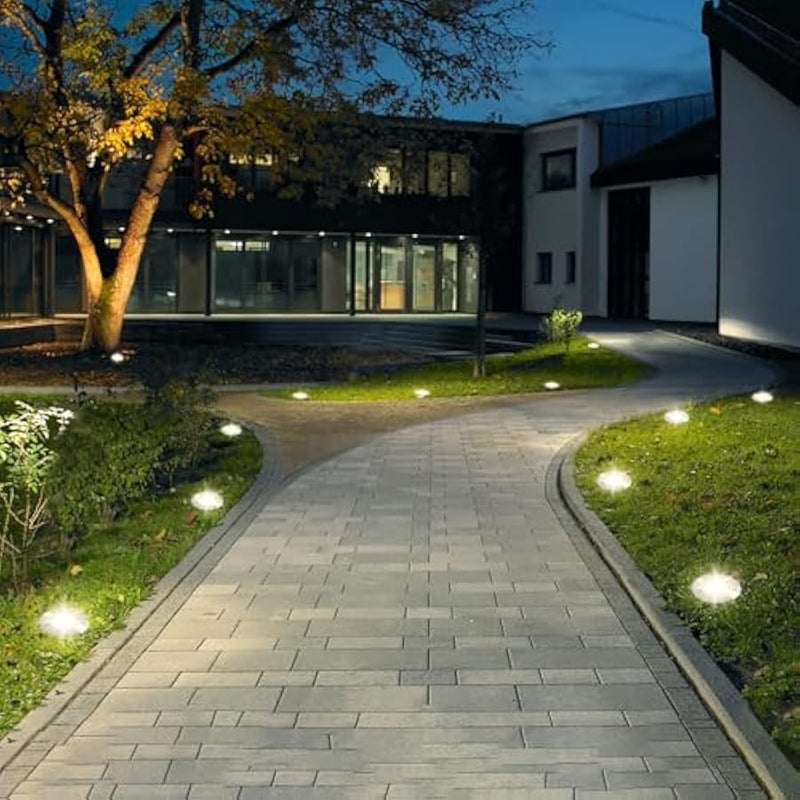 V.nice 3W LED In-Ground Landscape Lights Waterproof Outdoor Garden Well Lights, 220 Voltage Wired Uplights for Deck, Patio, Yard, Pathway(3W) - Image 5