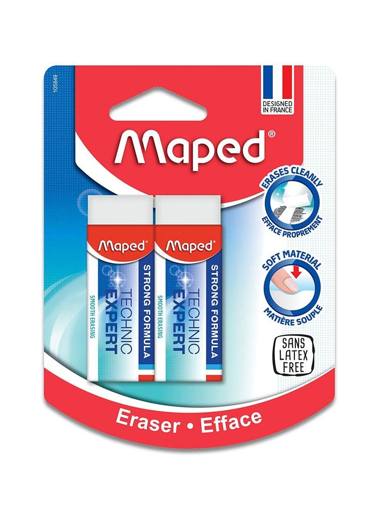 Maped Eraser Technic Ultra Bls 2pc  - Image 1