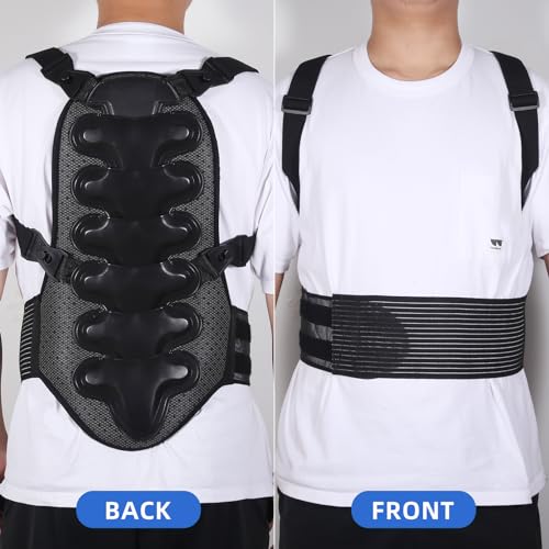 Cienfy Adult Back Spine Protector Anti-Fall Protective Gear for Snowboarding, Skateboarding, Skating and Skiing - Image 5