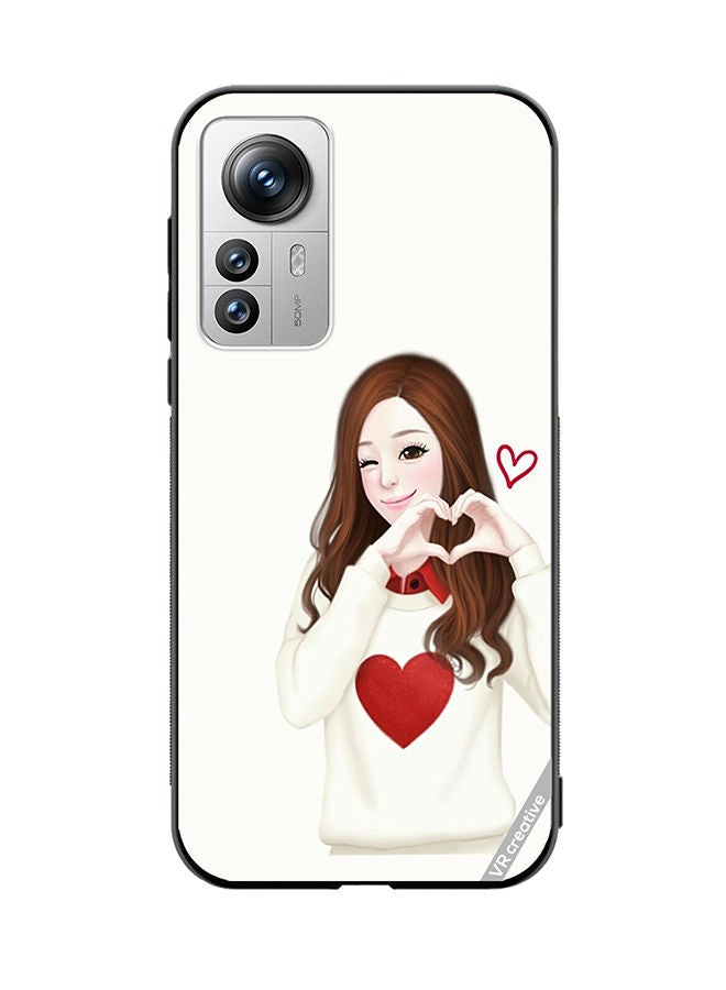 VR CREATIVE Protective Case Cover For Xiaomi 12 Pro Lucy Design Multicolour - Image 1