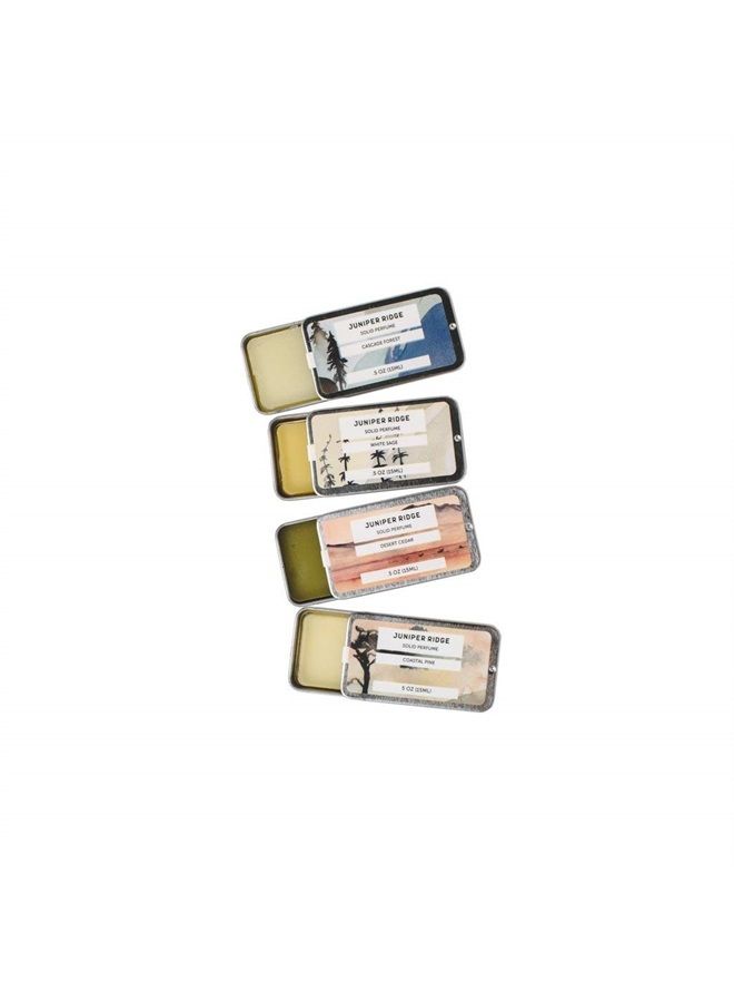 Juniper Ridge Redwood Mist Solid Perfume | Wild-Harvested Essential Oil Blend | Unisex Fragrance | Travel Friendly | 0.5 Oz Tin - Image 3