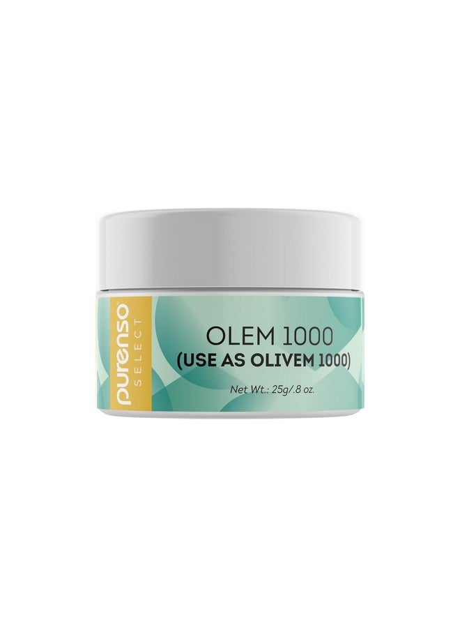 PURENSO Select - Olivem 1000, 25G | 100% Natural Plant Derived | For Lotion, Cream Making & Cosmetic Formulation | Cosmetic Grade - Image 1
