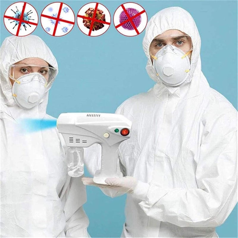 Portable Nano Steam Gun Hair Care Nano Hydration Sprayer Hair Hot Dyeing Care Blue Micro Mist Machine Spray Gun Facial Steamer Trigger - Image 4
