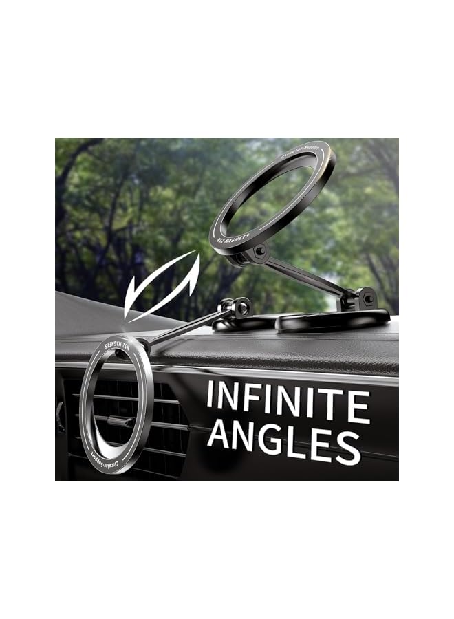 S-TOP Magnetic Car Phone Holder, Strong 360° Adjustable Mount for Dashboard, compatible with iPhone 16 15 14 13 12 Series and all Samsung Smartphones - Image 2