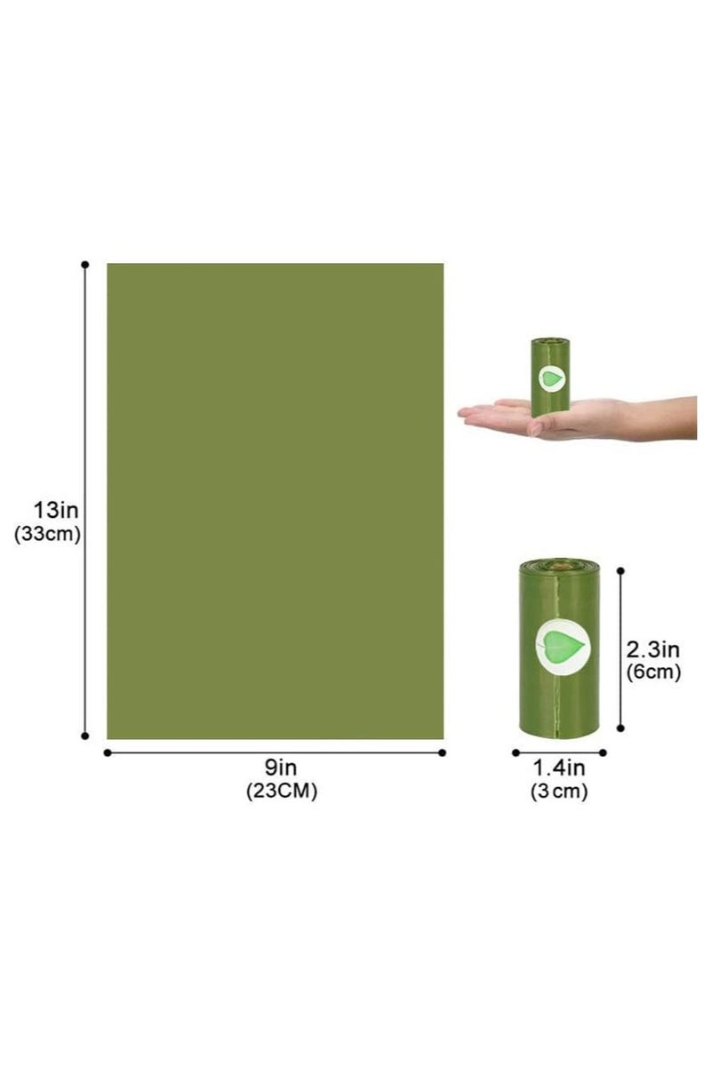 أكياس فضلات الكلاب العامة 120 قطعة، أكياس فضلات قابلة للتحلل للحيوانات الأليفة والقطط، أكياس نفايات حيوانات أليفة ذات مقاومة عالية للتسرب، برائحة اللافندر وسميكة، 10 لفات، GVFJB5 - Image 2