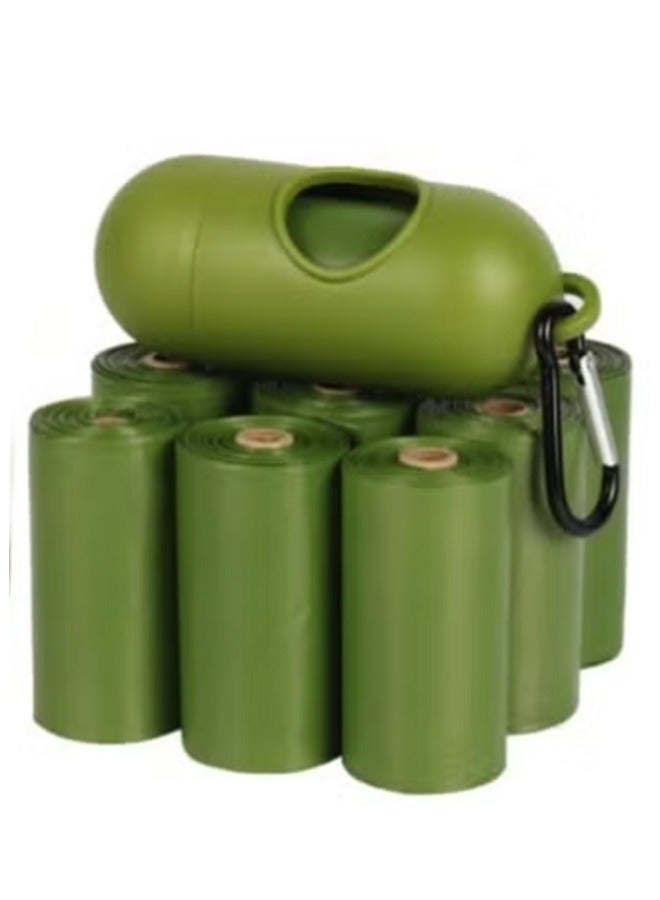 أكياس فضلات الكلاب العامة 120 قطعة، أكياس فضلات قابلة للتحلل للحيوانات الأليفة والقطط، أكياس نفايات حيوانات أليفة ذات مقاومة عالية للتسرب، برائحة اللافندر وسميكة، 10 لفات، GVFJB5 - Image 1