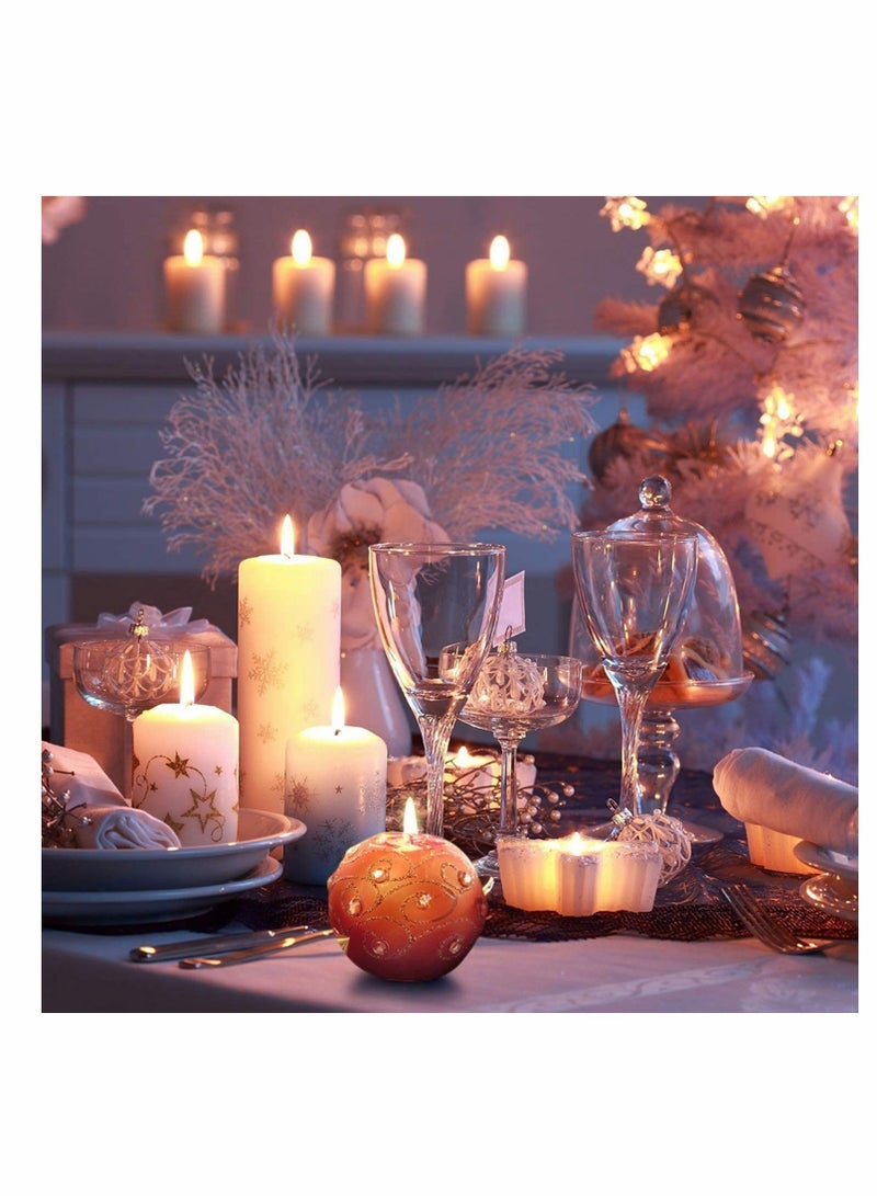 Excefore Candle Making Kit, 20cm and 9cm Long 100 Pcs Organic Soy Pre Waxed Cotton Candle Wick with 1Pc Stainless Wick Holder Sustainer for Candle Making - Image 5