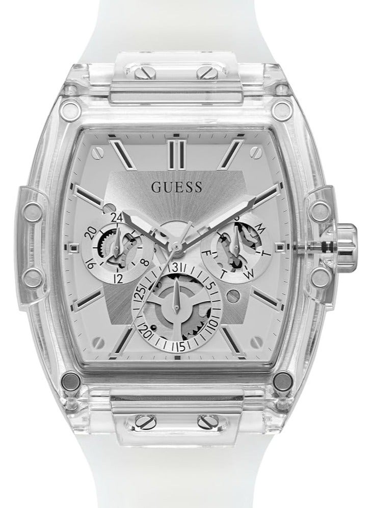 GUESS Men's Trend Casual Tonneau Diamond 43mm Watch GW0203G1 - Image 1