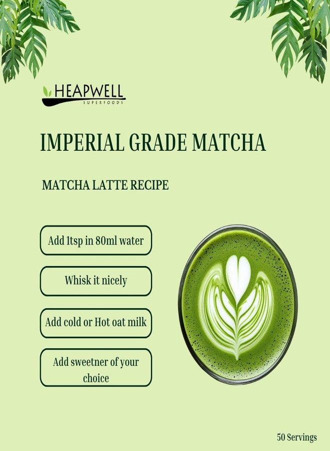 heapwell_superfoods Heapwell Superfoods Imperial First Harvest Matcha Green Tea Powder, AAA Ceremonial Grade, 30g, Sourced from Uji Kyoto - Image 4
