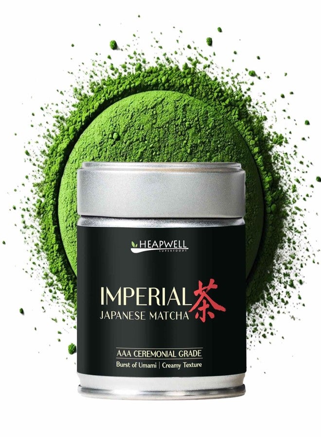 heapwell_superfoods Heapwell Superfoods Imperial First Harvest Matcha Green Tea Powder, AAA Ceremonial Grade, 30g, Sourced from Uji Kyoto - Image 1