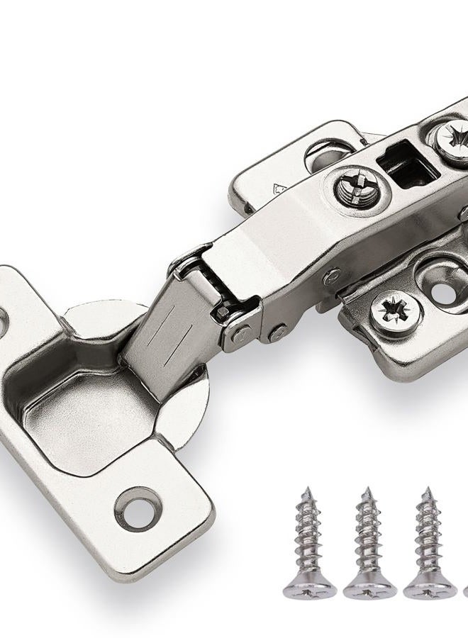 DecoBasics Full Overlay European Soft Close Cabinet Hinges for Kitchen Cabinets (40 Pcs) -105° Frameless Concealed Cabinet Door Hinge -8 Way Adjustability & Clip on Plate for Easy Installation - Image 1