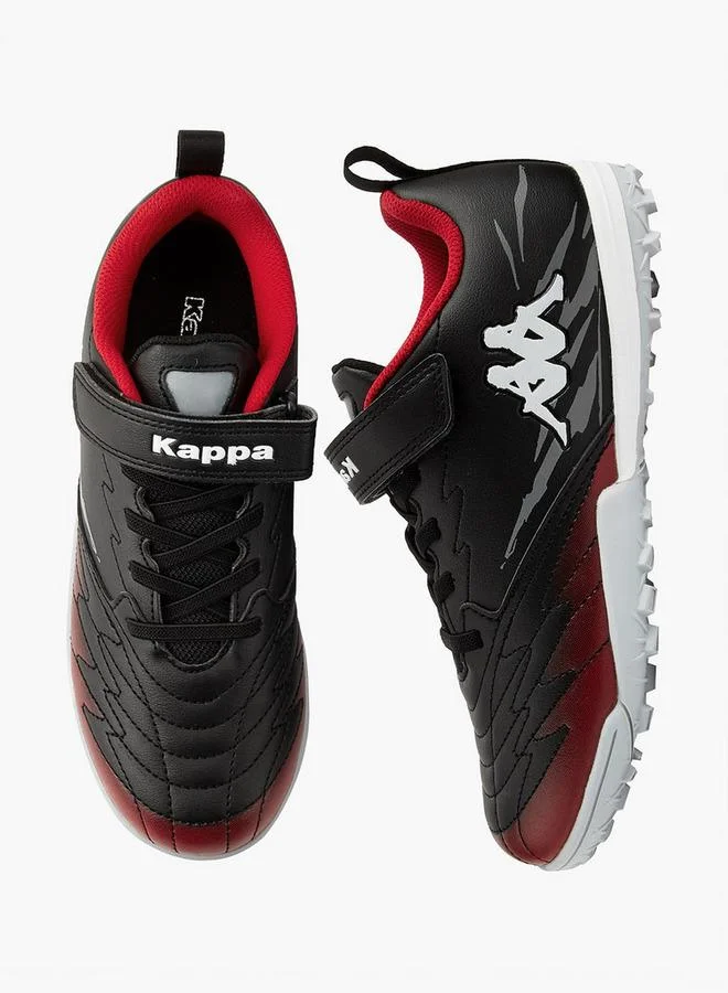 كابا أحذية كرة قدم للأولاد بنعل عشبي وشريط لاصق ولسان سحب