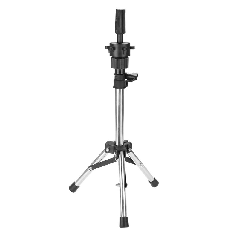 Widely used design Mannequin Head Tripod Stand, Adjustable Tripod Stand Holder for Hair Salon Cosmetology Hairdressing Training Cosmetology Doll Head Support Silver Home & professional compatible - Image 3