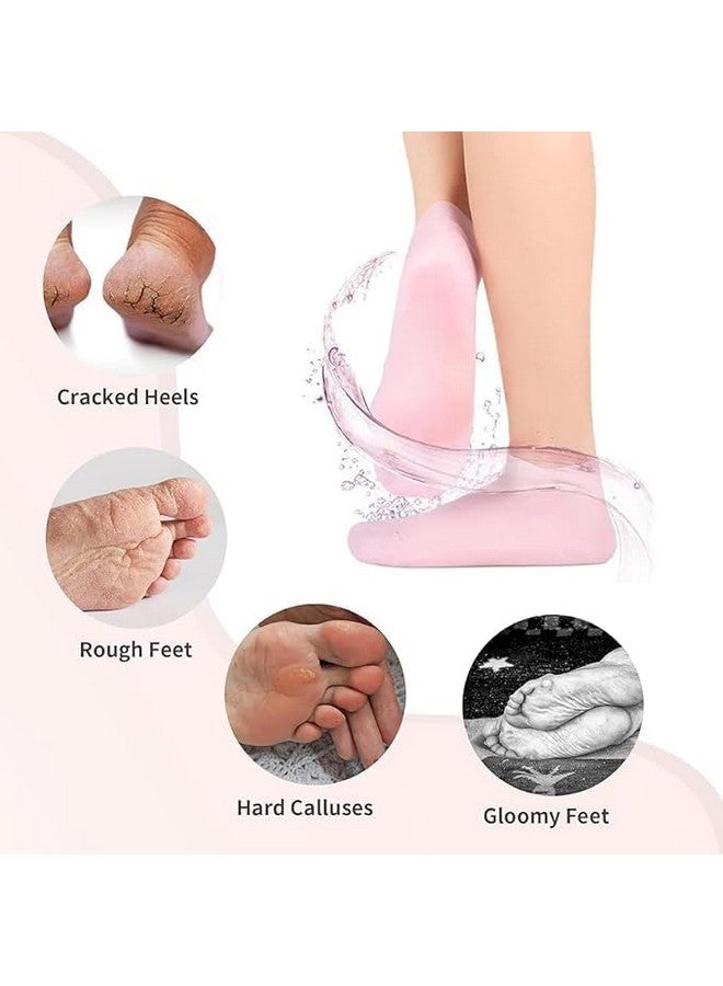 Bindex Moisturizing Silicone Gel Socks For Women And Men Gel Socks For Dry Cracked Feet Crack Heel Repair Socks Foot Moisturizer Socks Spa Gel Socks Natural Oil And Vitamin E - Image 4