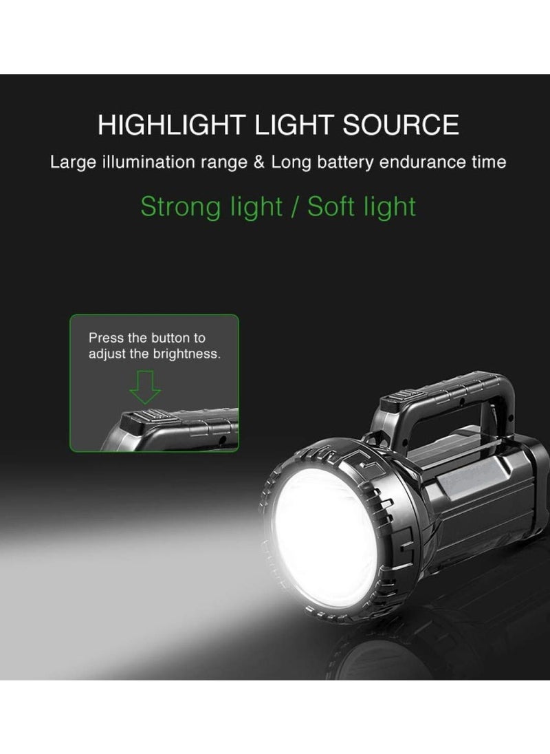 EzLife EzLife El7045B Portable Rechargeable High Brightness Led Torch Light Black Pack of 1 Aluminum  - Image 3