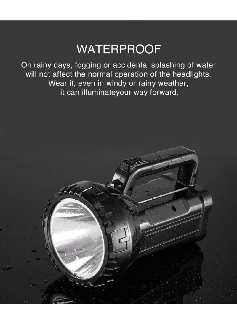 EzLife EzLife El7045B Portable Rechargeable High Brightness Led Torch Light Black Pack of 1 Aluminum  - Image 4