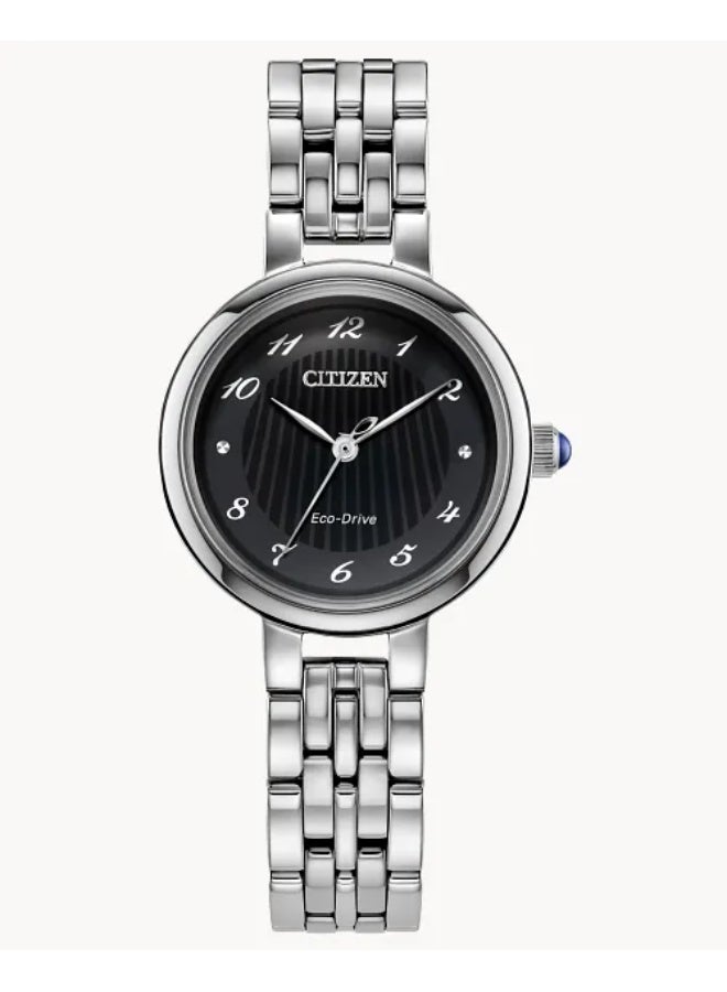 Citizen Classic Black Dial Stainless Steel Bracelet EM0990-81E - Image 1